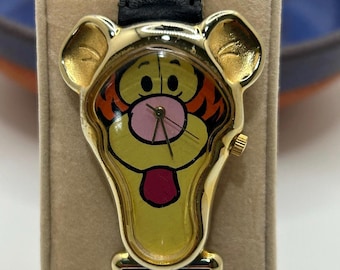 Vintage Timex Tigger 1990s Unisex Character Collectible Disney Quartz Watch - Working