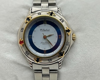 Vintage Lucien Piccard Dufonte Quartz Unisex Watch - Working