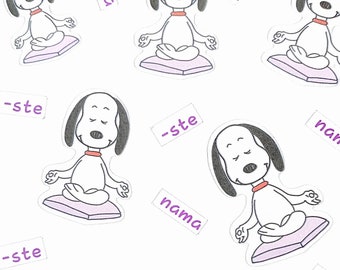 snoopy yoga
