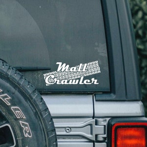 Mall Crawler Decal | Funny Decal | Funny 4x4 Decal | Window Decal | Truck Decal | Vinyl Decal | Offroading Decal | Funny Saying Decal