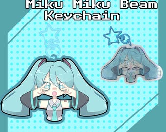 Vocaloid hatsune miku, Miku Miku Beam! Keychain