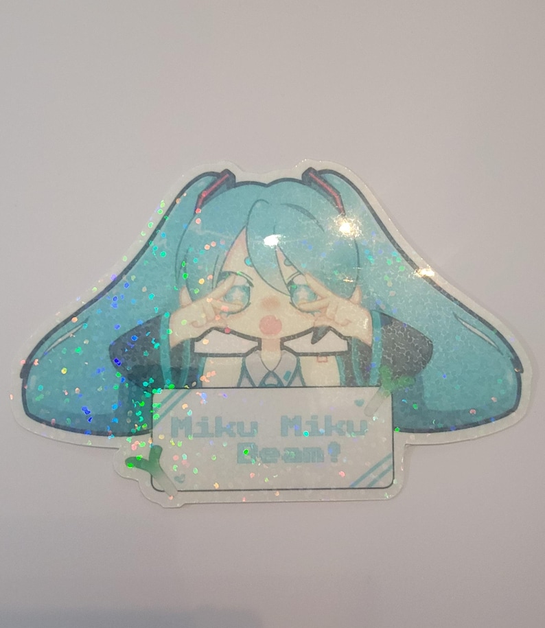 Miku Sorry Sticker Hatsune Miku: Choose Your Miku Sticker! - Etsy
