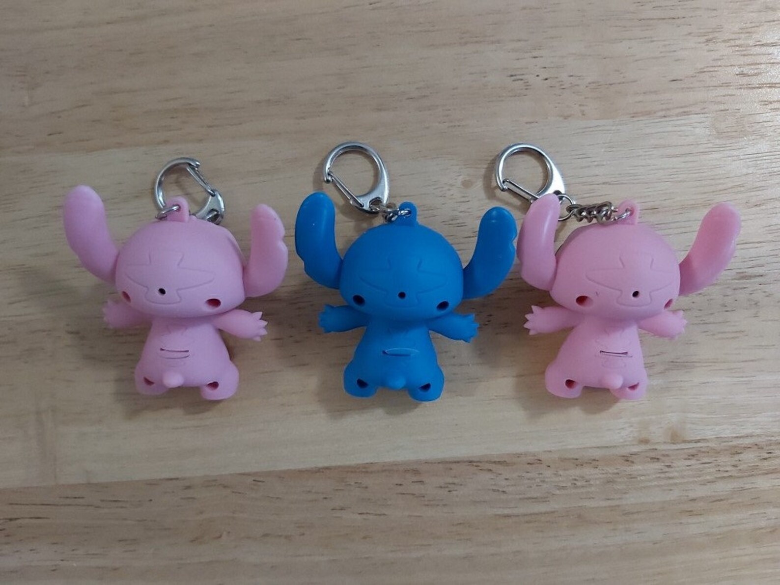 Stitch & Angel LED Keychain Lot Etsy
