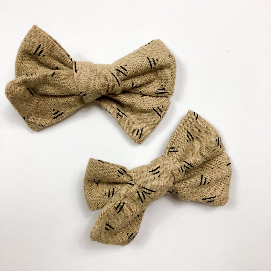 Aztec Camel Pinwheel Pigtail Bows: Baby Toddler Hair Clips - Etsy