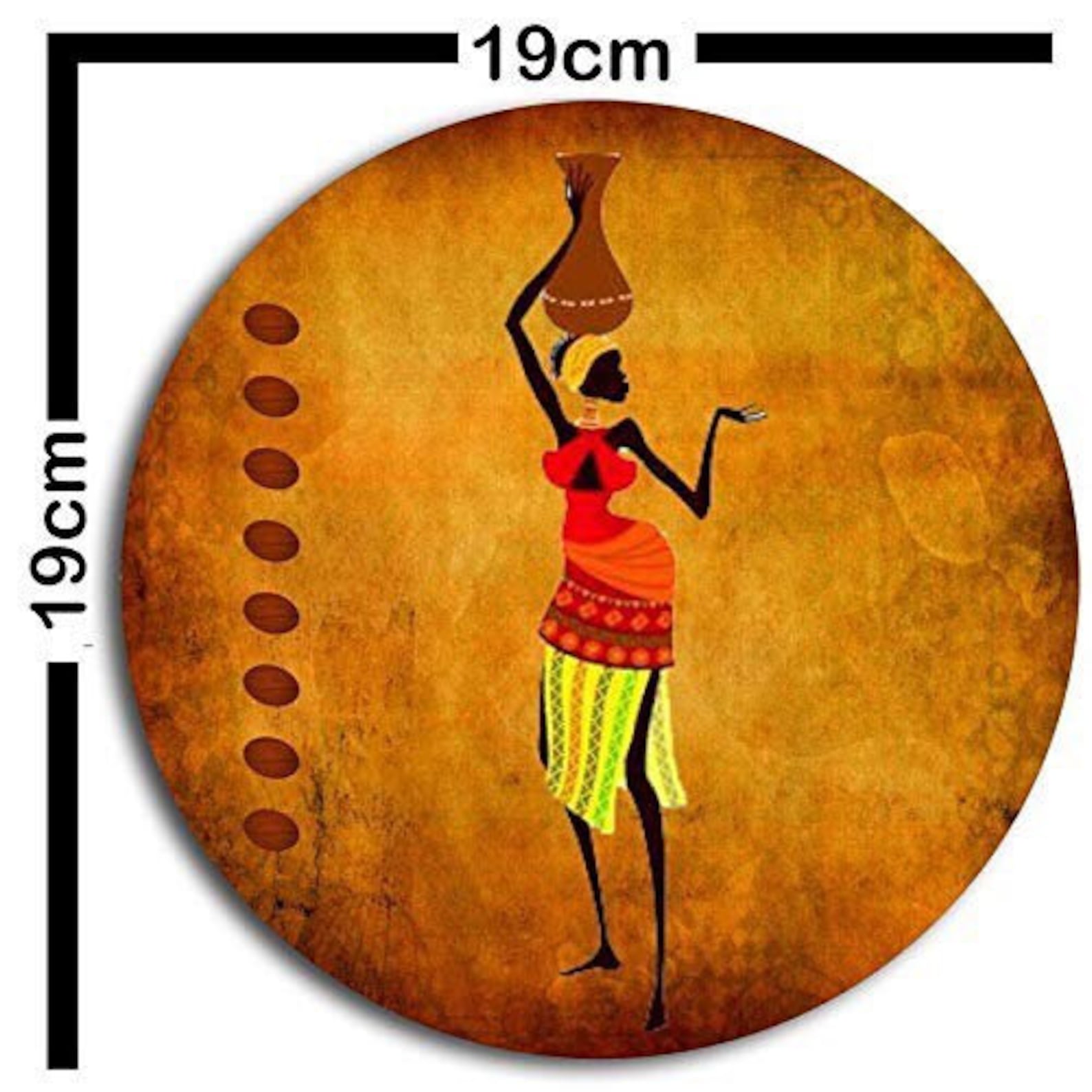 African vintage art Wooden Wall Art Panel Etsy