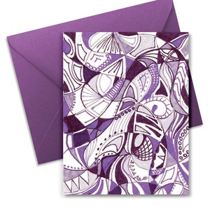 Coleção Bedazzled - Cartões exclusivos (10 cartões + envelopes correspondentes), cartões desenhados à mão, cartões coloridos exclusivos, cartões para todas as ocasiões
