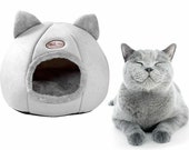 Cat Cave House Pet Bed House Cave Igloo Beds for Indoor Cats Cozy Gift