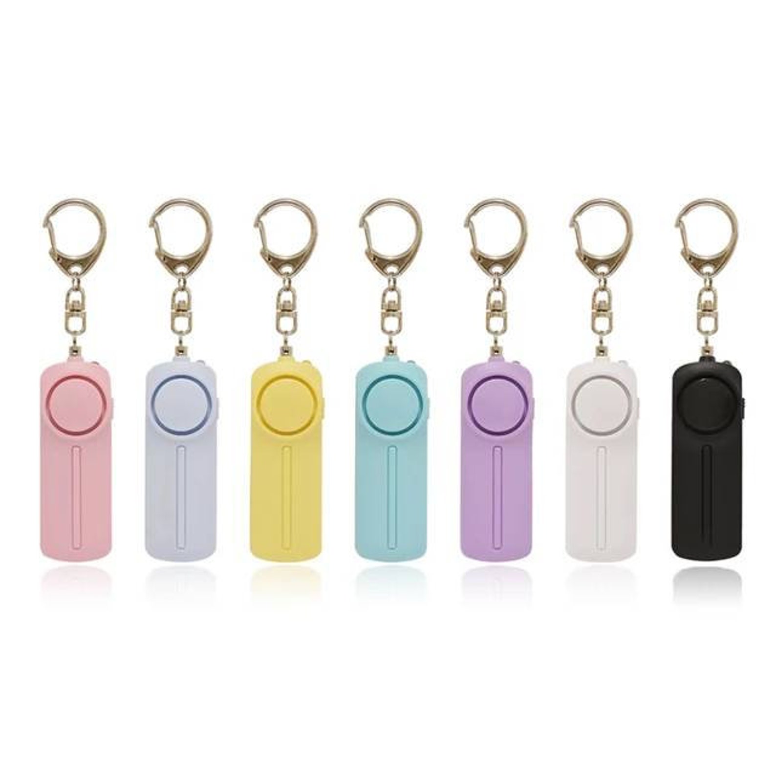 Self Defence Personal Safety Alarm Keychain With Flashlight Etsy