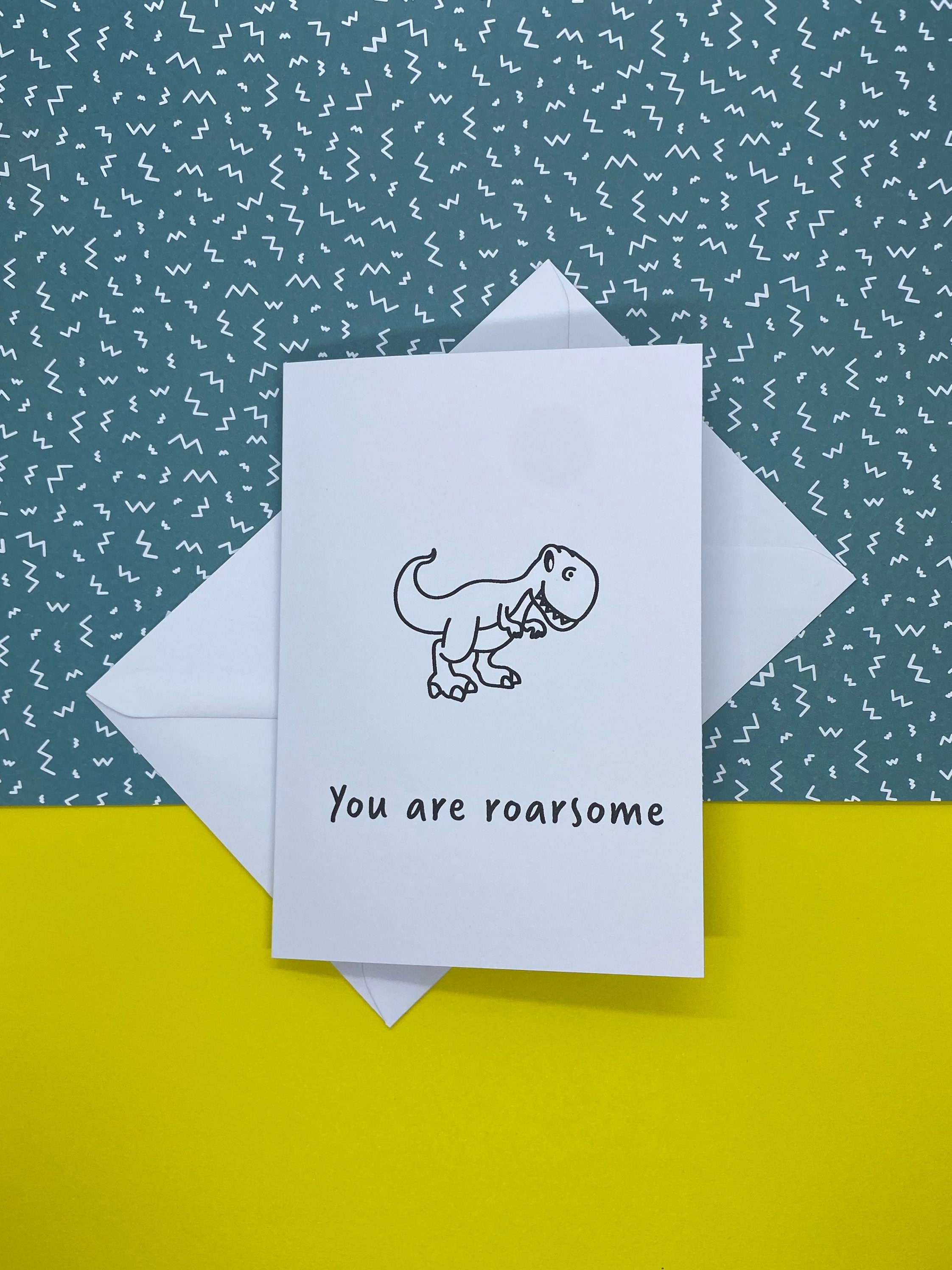 You're Roarsome! Cute Dinosaur Design Poster for Sale by AlinaKY