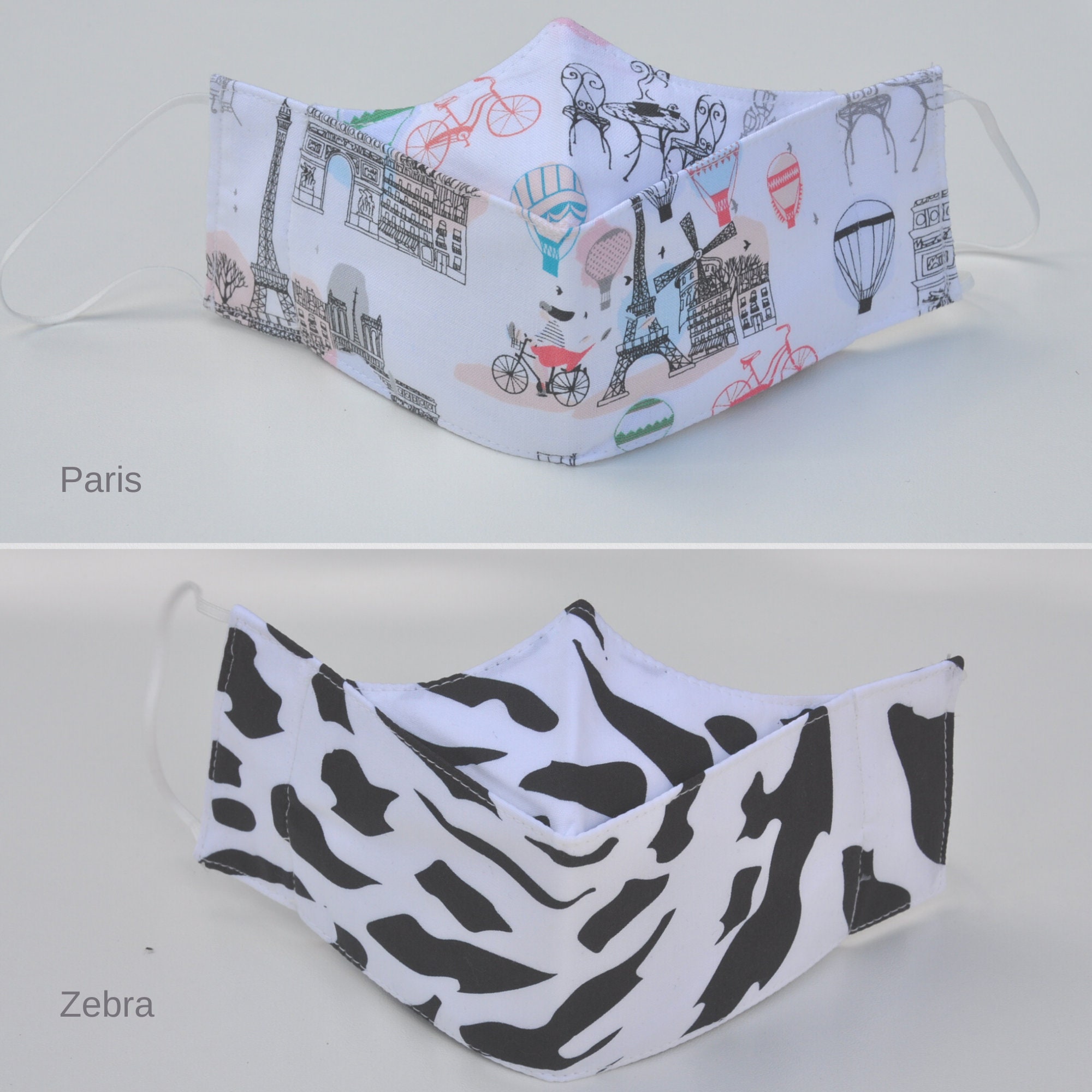 ORIGAMI 3D Reusable Face Mask Cotton Face Mask Australia Etsy Australia