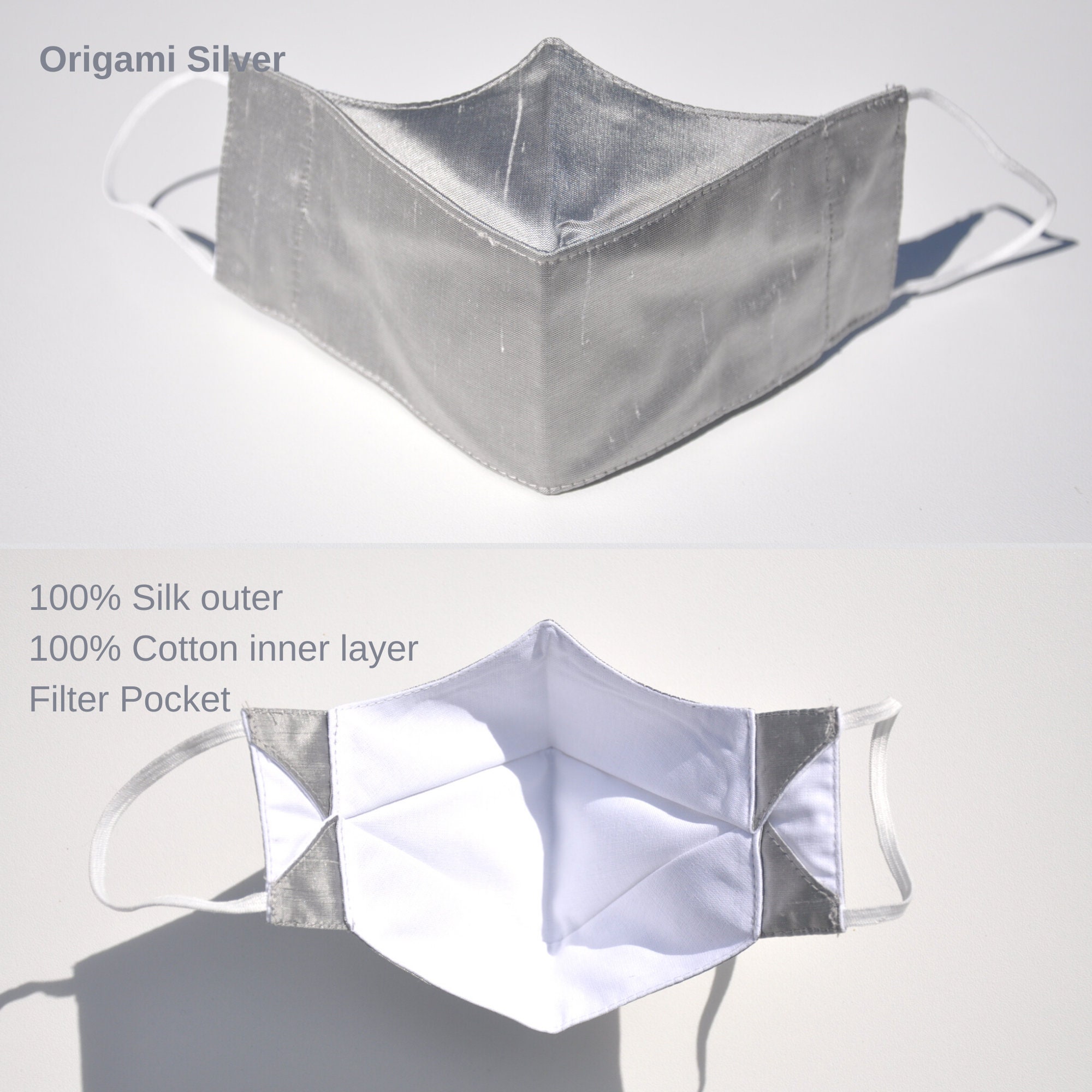 SILK Face Mask Reusable Face Mask Australia Cotton Facemask Etsy Australia