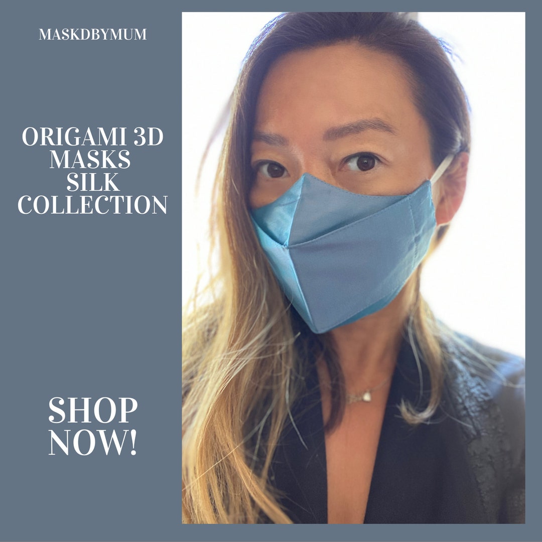 SILK Face Mask Reusable Face Mask Australia Cotton Facemask Etsy Australia