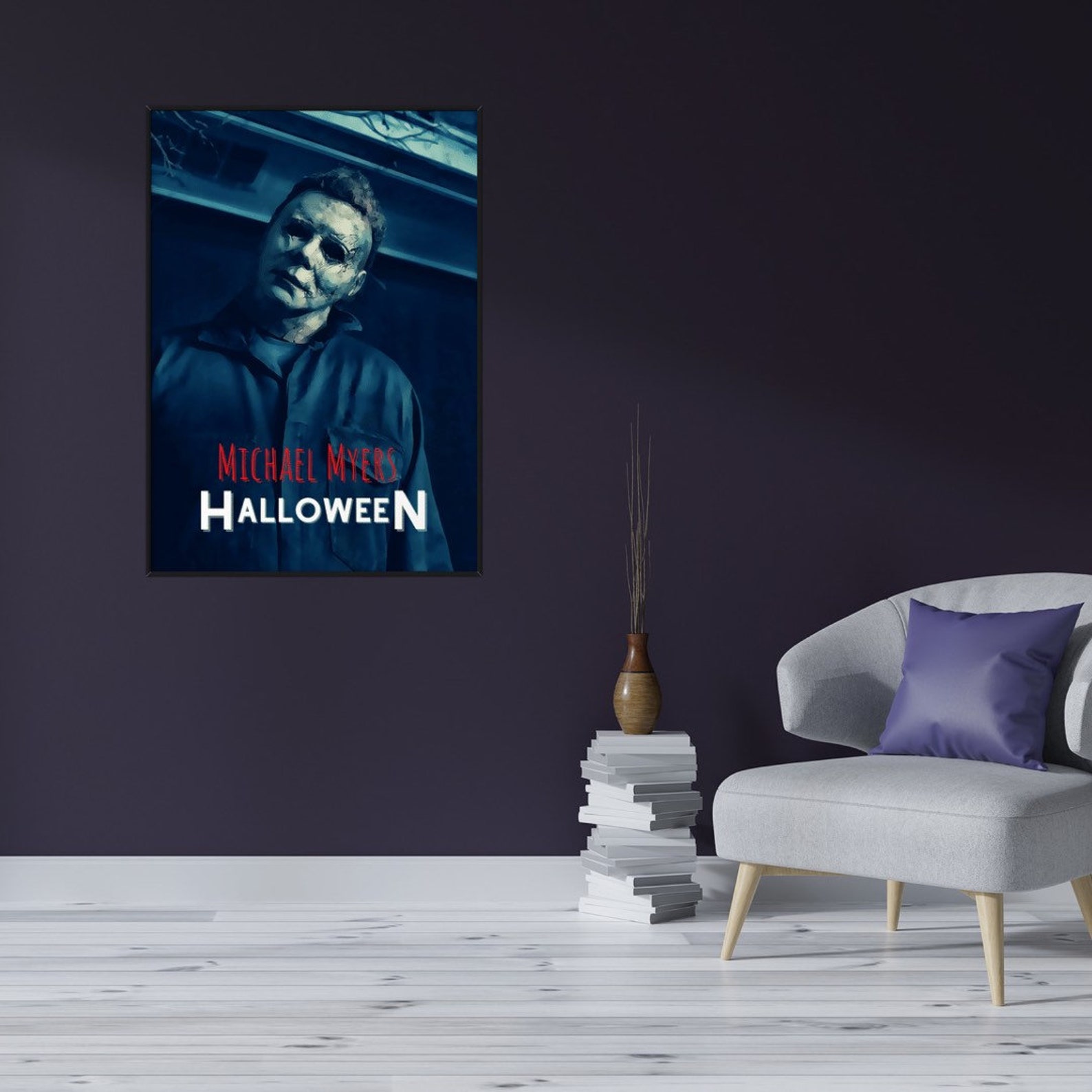 Michael Myers Halloween poster print Dark art Home prints | Etsy