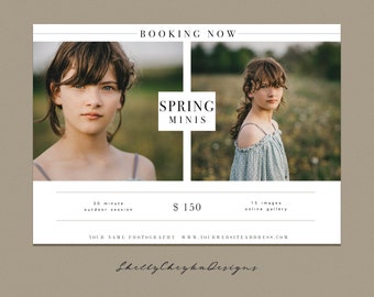 Spring Mini Session Template, Spring Mini Session, Photography Marketing, Photography Marketing Template, Spring Mini Template