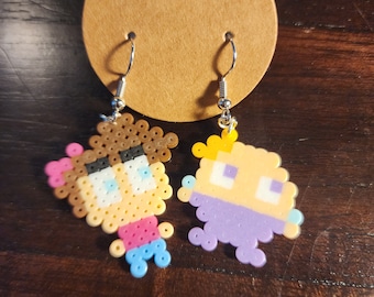 Pendientes de cuentas Mini Perler de padres bastante extraños