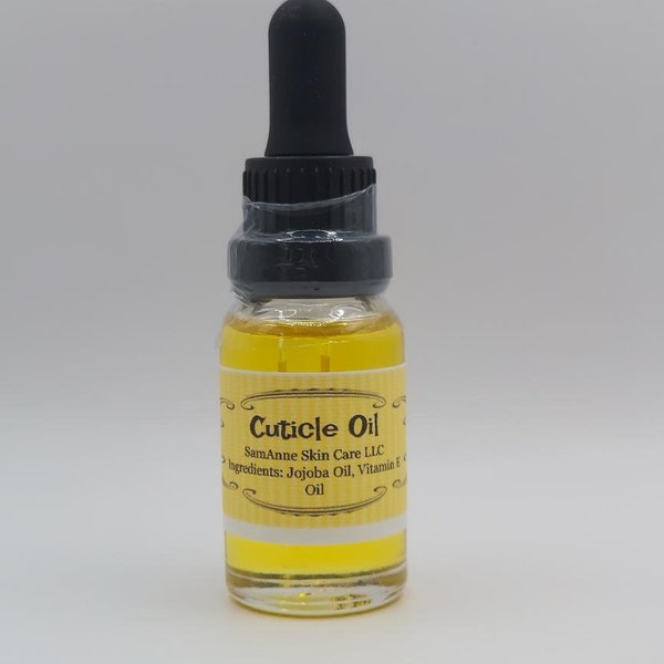Jojoba Cuticle Oil - Fragrance free options - dye free - cuticle care