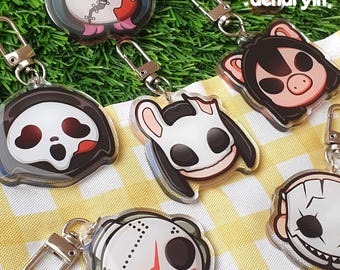 Chibi Killers Acryl Schlüsselanhänger: Dead by Daylight Gamer Anhänger