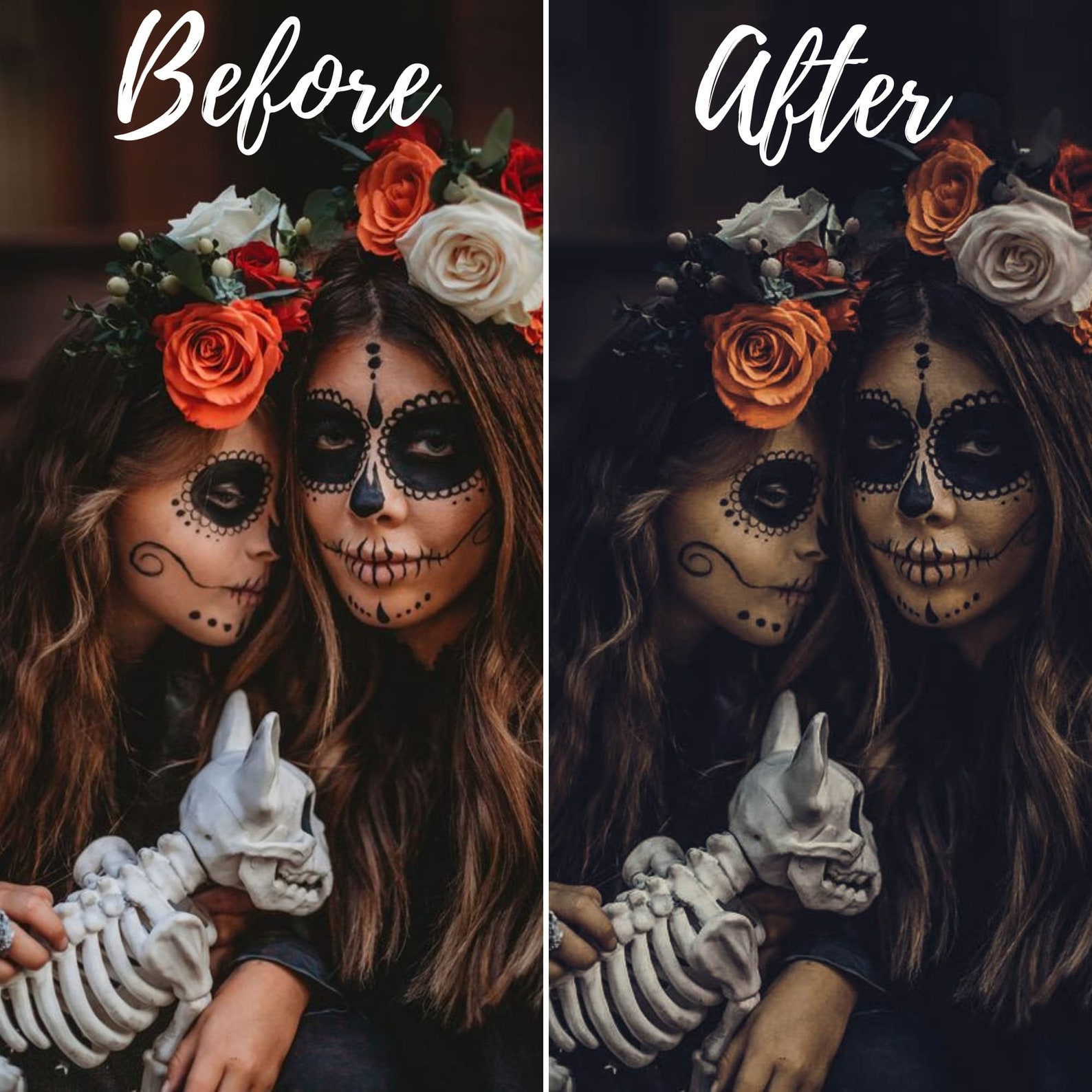 5 GHOSTLY HALLOWEEN Lightroom Presets October Autumn Fall Etsy