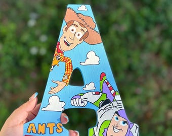 Hand Painted Wood Letter, Custom Disney Theme, Nursery Decor