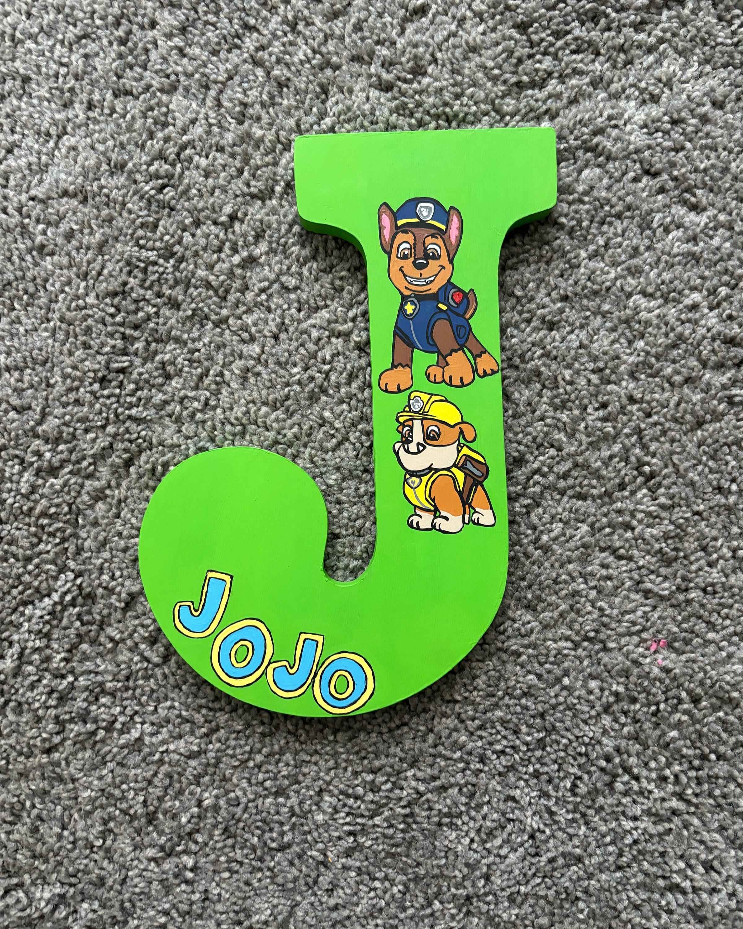 Hand Painted Letters/custom Wood Letters/childrens Gifts/wood Letters ...