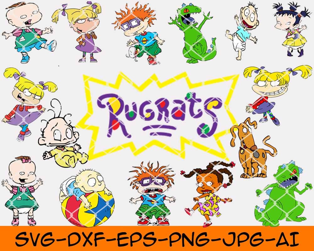 Download Rugrats svg bundle Rugrats vector cricut silhouette cutting | Etsy