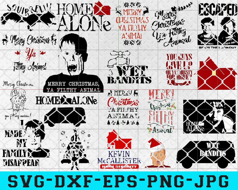 Free Free 194 Home Alone Movie Svg SVG PNG EPS DXF File