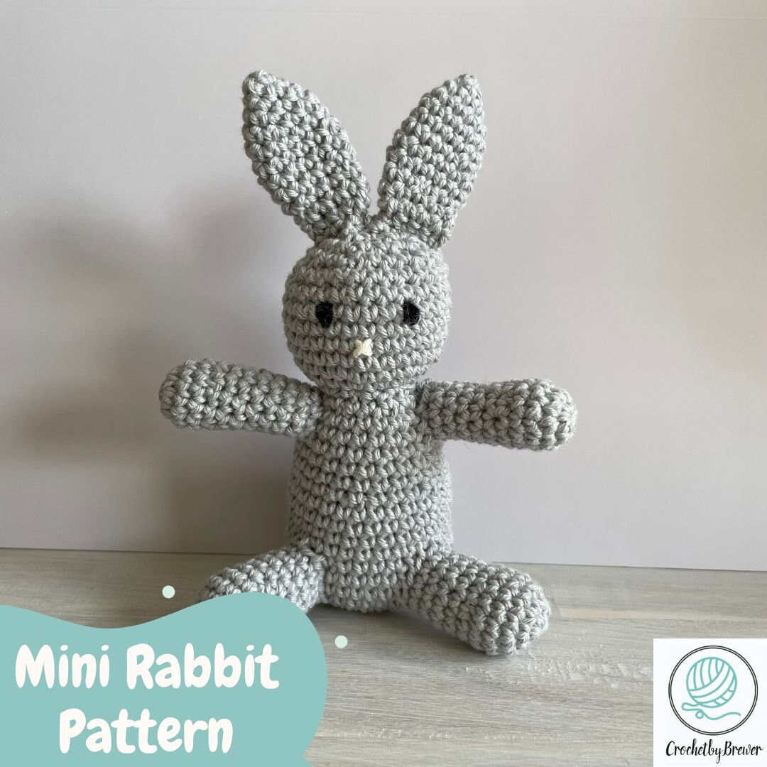 Mini Rabbit Crochet Pattern Mini Rabbit Crochet Pattern pattern Only - Etsy