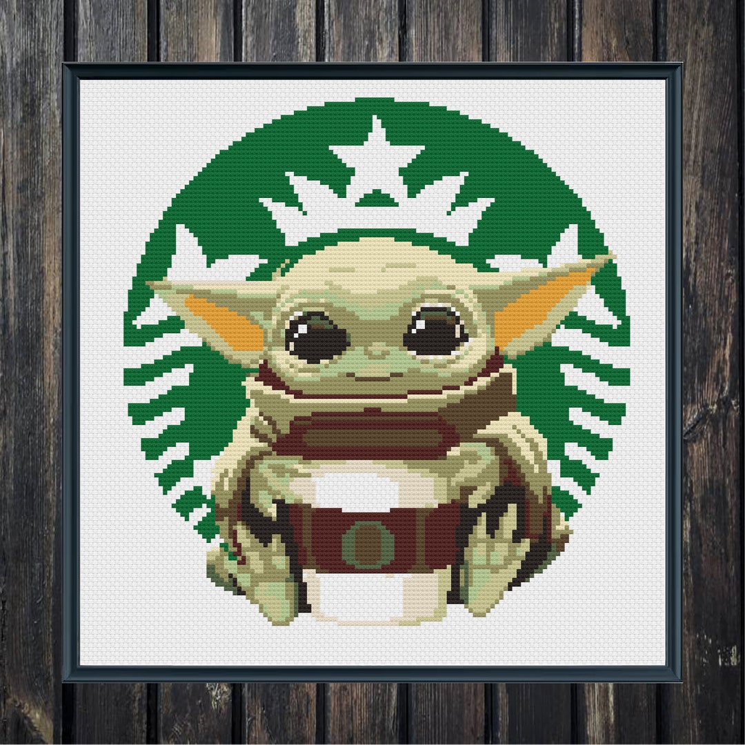 Baby Yoda Stitch Pattern digital Format PDF. Star Wars Etsy