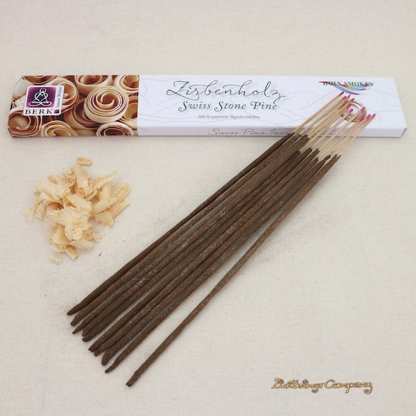 PINE WOOD INCENSE STICKS - woody forest scent as incense sticks - natural for clarifying, strengthening, for good sleep