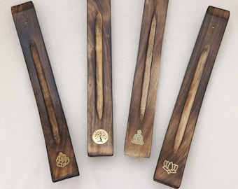 Holder for incense sticks, dynamic & original with 5 different motifs
