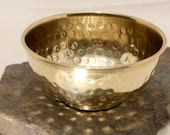 Brass smoked shell hammered - for smoked charcoal, smoked cones, incense sticks