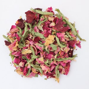 FLOWER TEA floral tea blends with lots of flavor natural Nomadenzauber Tee