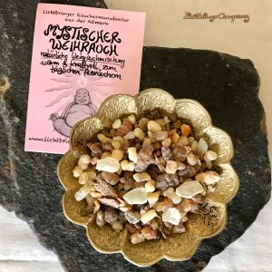 MYSTISCHER WEIHRAUCH - feine Weihrauchmischung mit Olibanum, Mastix, Zimt - für Reinigung, Kraft und Ritual
