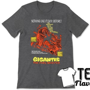 Gigantis The Fire Monster Kaiju Japanese Fashion Tee / T-Shirt