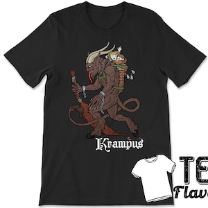 Krampus Horror Christmas Holiday Tee / T-Shirt