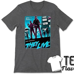 They Live John Carpenters Classic Horror Tee / T-Shirt