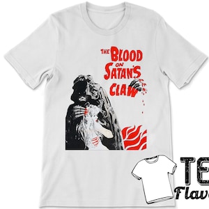 The Blood On Santa&#39;s Claw 1971 Horror Film Classic Tee / T-Shirt