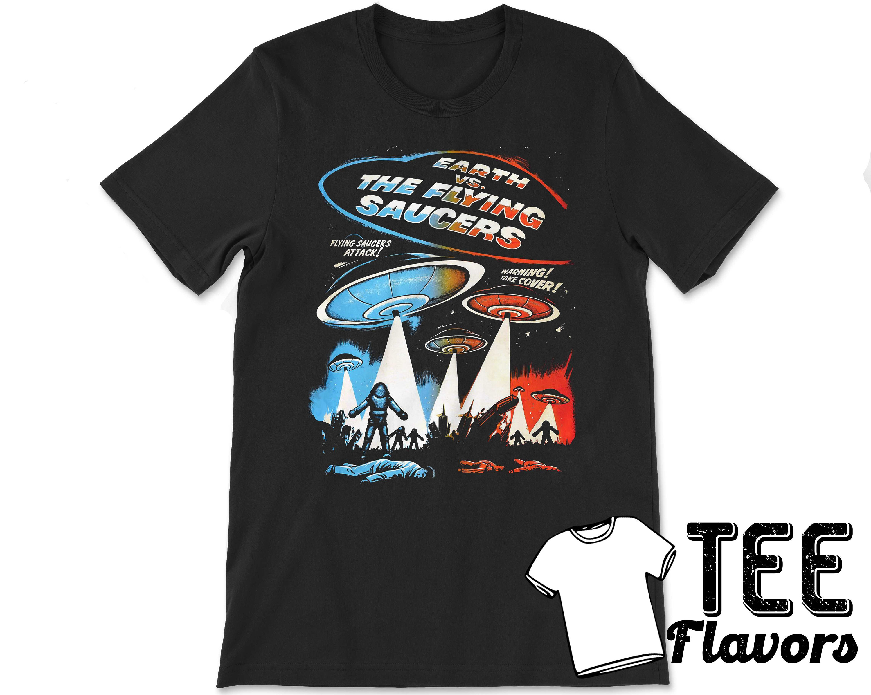 Earth Vs The Flying Saucers T-shirt Earth Vs The Flying Saucers T-shirt