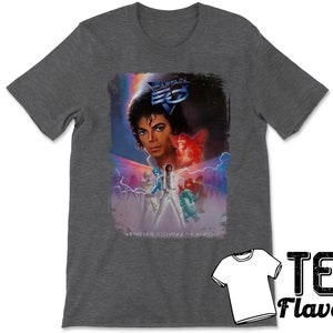 Captain EO Michael Jackson 1986 Disney 3D Sci-Fi Film Tee / T-Shirt