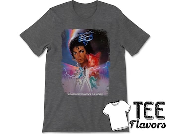 Captain EO Michael Jackson 1986 Disney 3D Sci-Fi Film Tee / T-Shirt