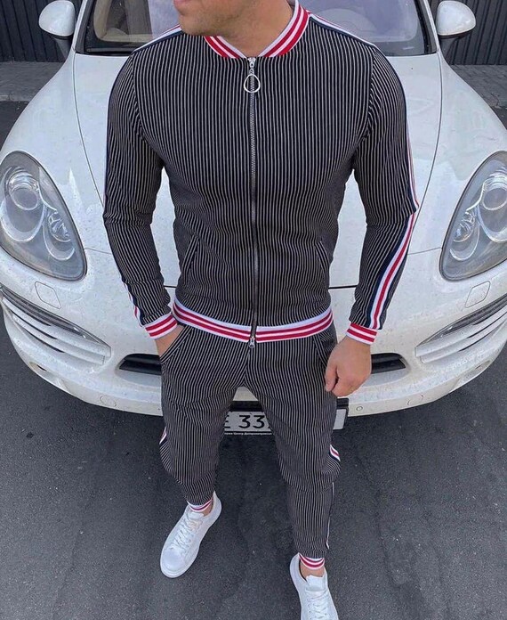 mens designer tracksuit