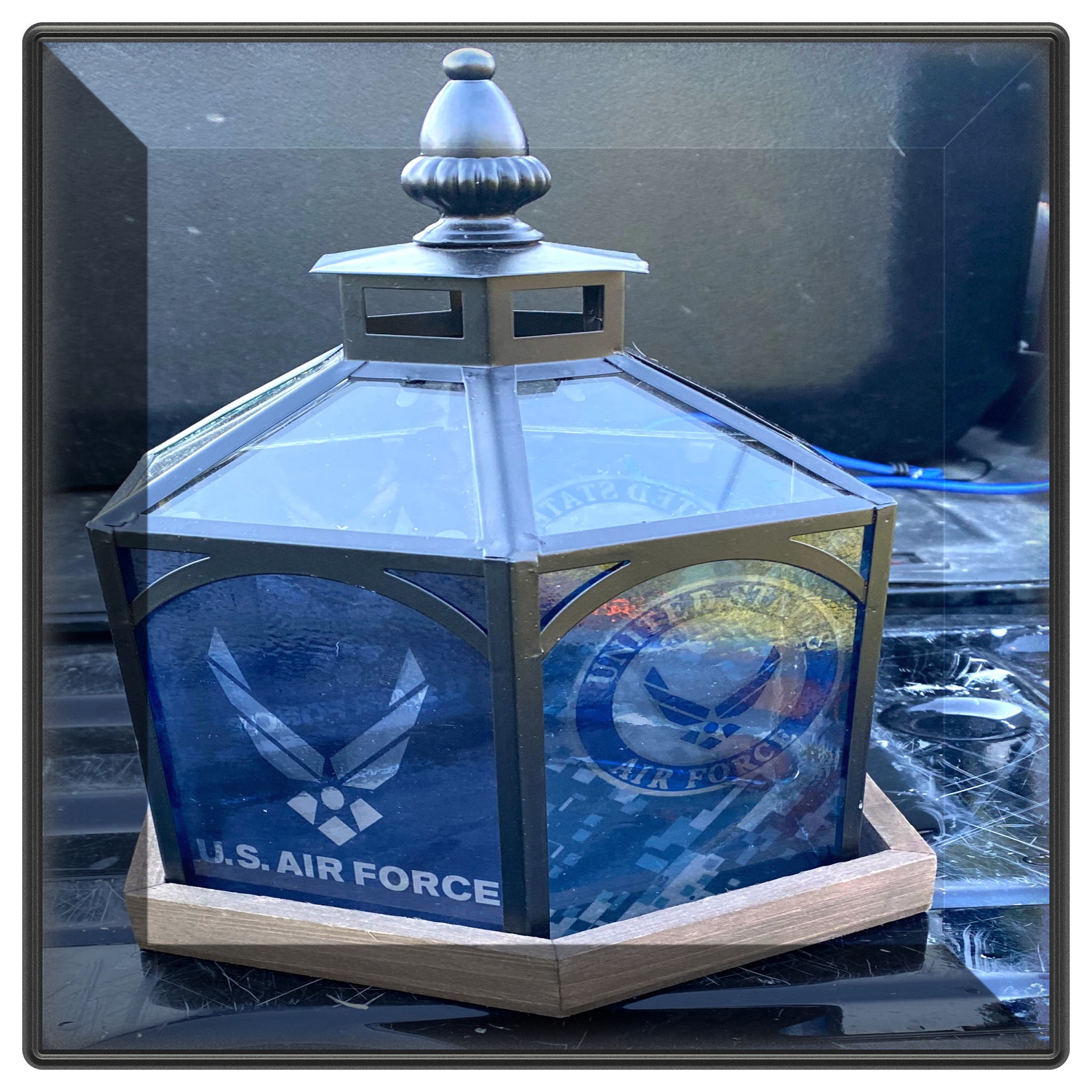 Military Branch Candle Lanterns Etsy