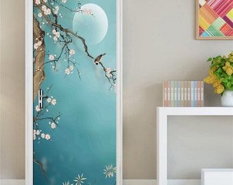 Details about / Creative Tree 3D Door Sticker Self-adhesive PVC Waterproof Wallpaper Decal Mural