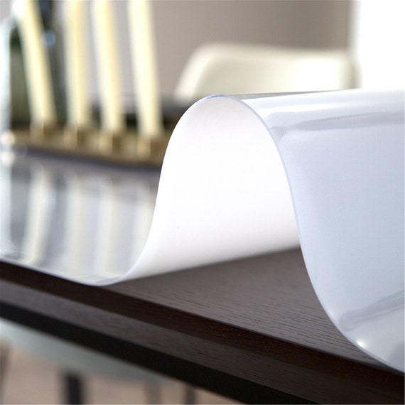 Transparent Pvc Table Protective Tablecloth - Soft Glass Mat Pvc
