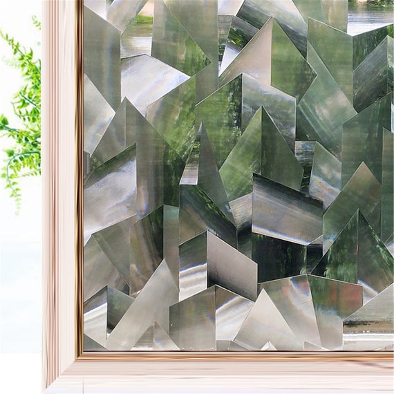 3D Kristall Sichtschutz Fensterfolie Brechung Glasfolie Statisch