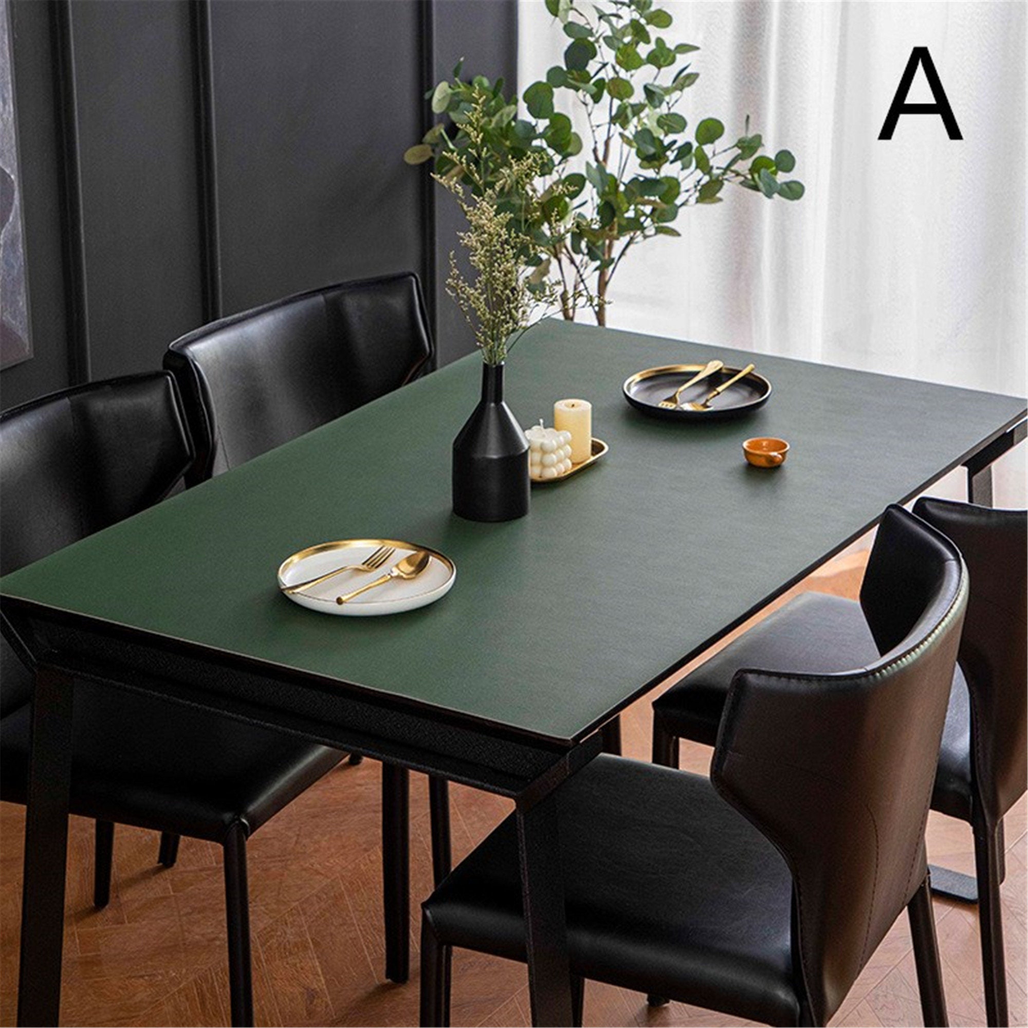 Leather Tablecloth Etsy