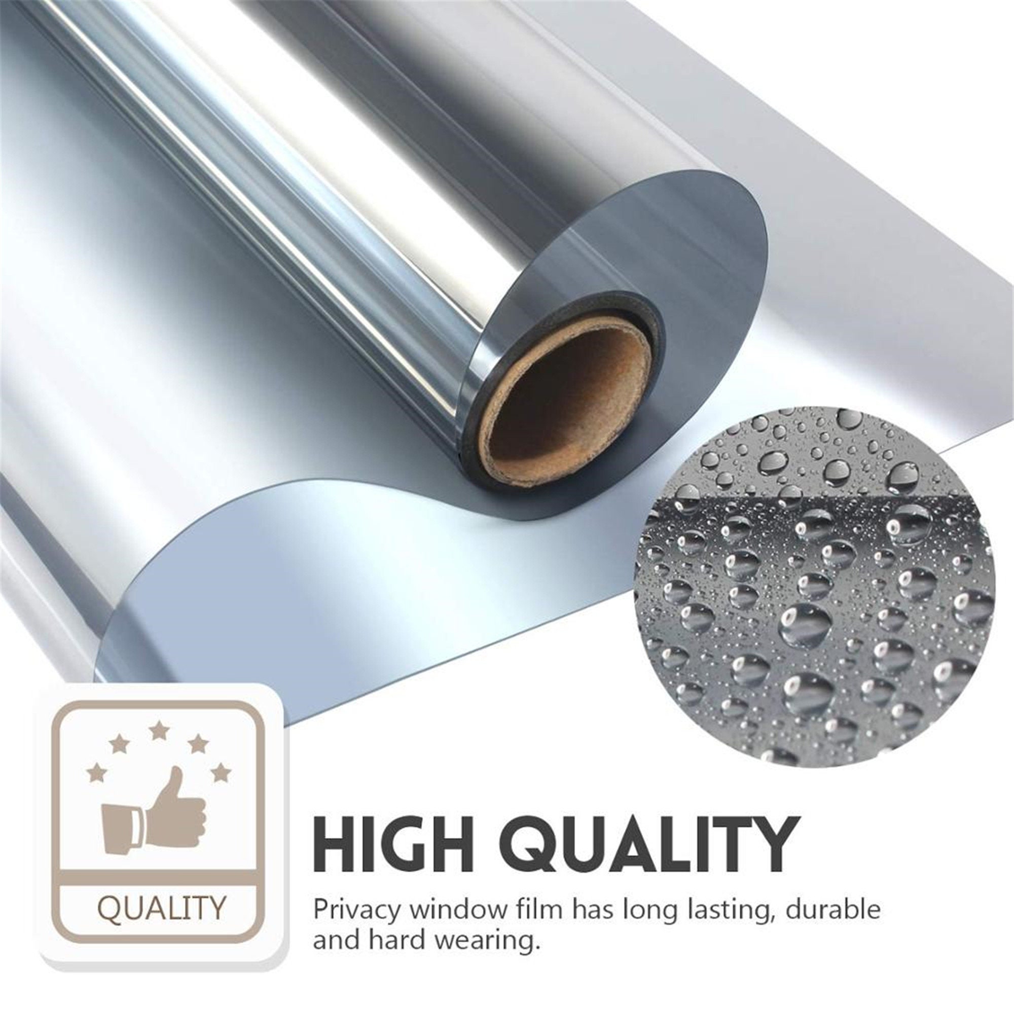 Multi-Width, Länge 2/3/5 m One Way Mirror Window Film