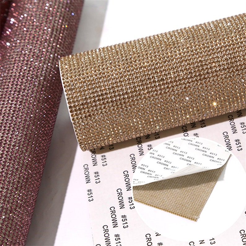 Selfadhesive Rhinestones Applique Sticker DIY Sticker Etsy