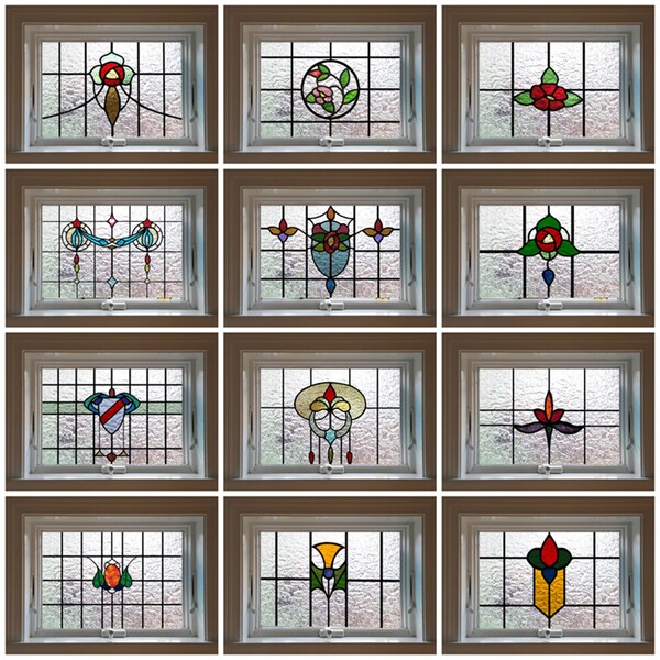 Stained Glass Sunroof Sticker Etsy