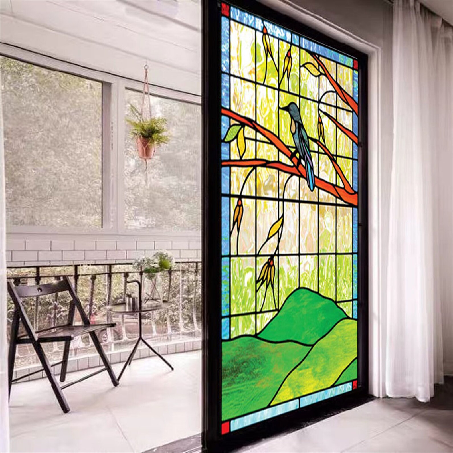 Kirche Glasfolie Bunt Fenster Opak Aufkleber Etsy